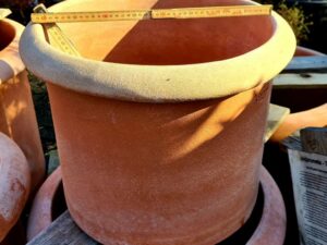 Topf Enrico 40cm tonfarben
